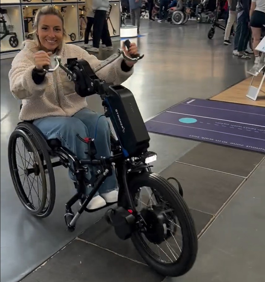 Smart Free - Testfahrt auf der Messe